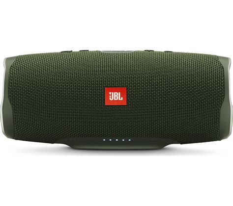 Get is now at jblcom. Buy JBL Charge 4 Portable Bluetooth Speaker - Green | Free Delivery | Currys