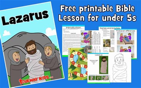 Lazarus Easter Lessons Preschool Bible Lessons Kids Sunday School