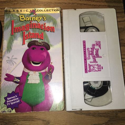 Barney Imagination Island Vhs Classic Collection 48 Min Ages 1 8 Tested