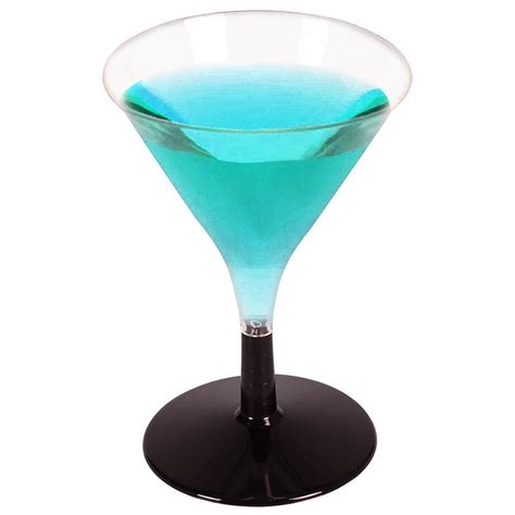 Mini Plastic Martini Shot Glasses 1 75oz 50ml Drinkstuff