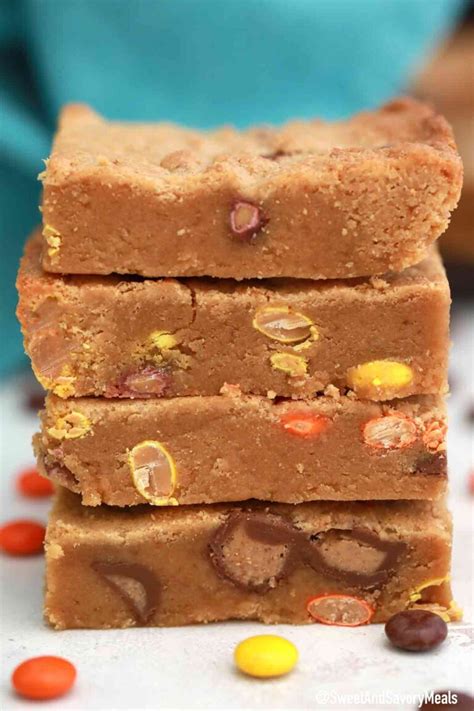 Peanut Butter Blondies Recipe Video Sweet And Savory Meals