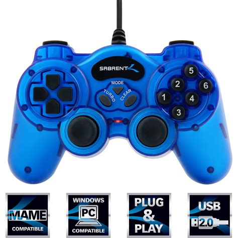Sabrent Twelve Button Usb 20 Game Controller For Pc