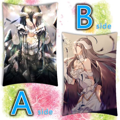 Anime Girl Dakimakura Overlord Albedo Throw Pillow Case Cushion Cover