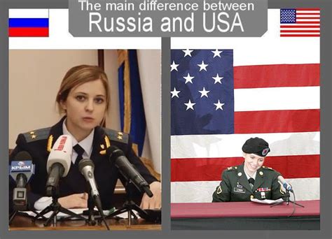 The Main Difference Between Usa And Russia Natalia Vs Jessica