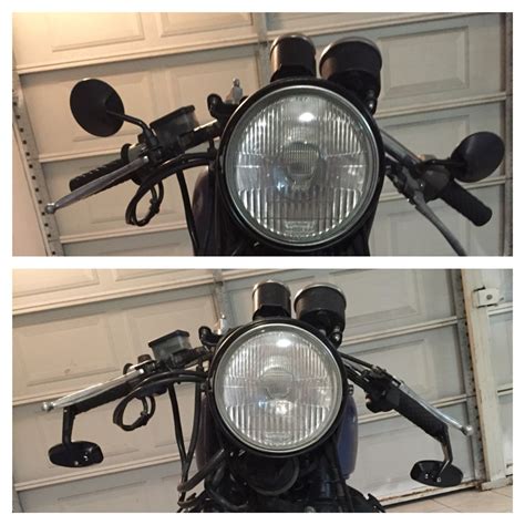 They will give a café racer look to your bike, with a good visibility towards the back. Cafe Racer Mirrors And clip ons