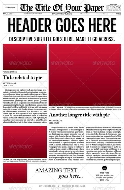 Best photos of powerpoint newspaper template newspaper. 35+ Best Newspaper Templates in InDesign and PSD Formats ...