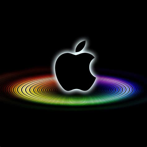 Apple inc., which was previously conducting its business as named apple computer, inc. Apple Rainbow Ring iPad Wallpaper | ipadflava.com