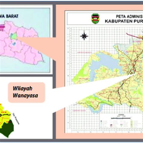 Map Of Wanayasa Source Purwakartagoid Download Scientific Diagram