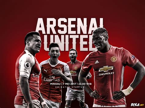 Download Wallpaper - Arsenal vs Manchester United - Bola.net