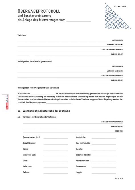Laut bgh liegt die bagatellschadensgrenze bei rund 700 euro. Mietvertrag Wohnung - Vorlagen-Set von Formblitz