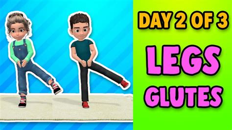 Kids Daily Exercise Day 2 Of 3 Legs And Glutes Youtube