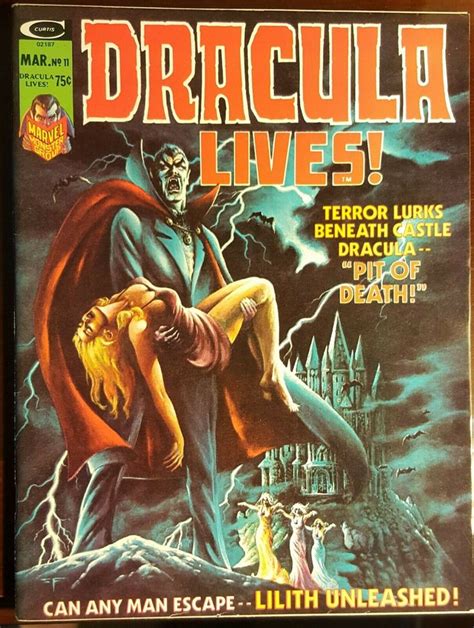 Dracula Lives 11 Marvel Horror Magazine 1973 Lilith Unleashed