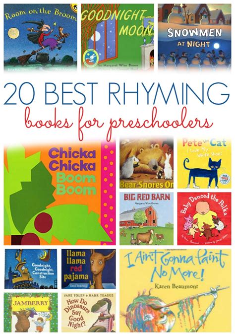 Good for parent and child! Best Rhyming Books for Preschoolers - Pre-K Pages