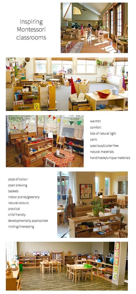 Inspiring Montessori Classrooms Montessori Classroom Montessori