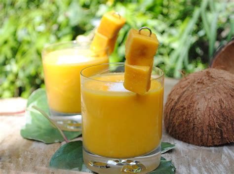 Sweet Mango And Coconut Lassi Simply Food