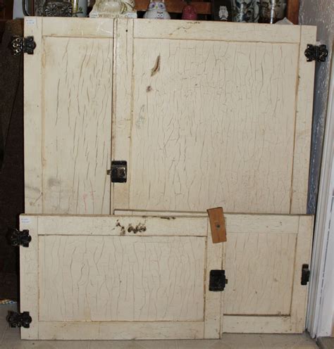 Vintage Cabinet Doors With Original Hardware