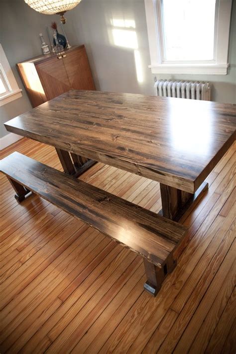 Solid Oak Butcher Block Dining Table