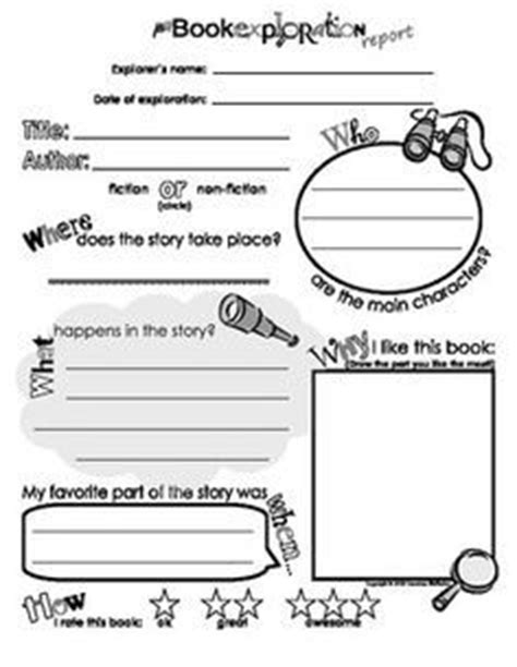 A simple book report features a few sections that ask students to answer questions in paragraph format. Book Report Template Coloring Page. Great way to get kids ...