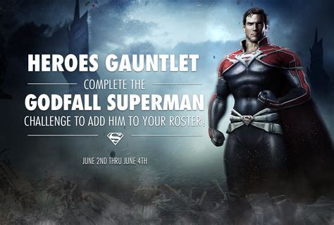 Godfall Superman Challenge For Injustice Mobile Injusticeonline