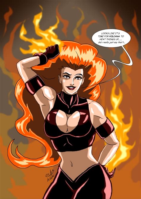Volcana Dc Comics By Adamantis On Deviantart