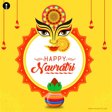 Happy Navratri Images For wishes Free Download - Indiater
