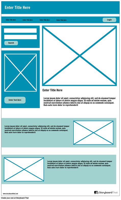 Free Wireframe Templates And Examples Web Design