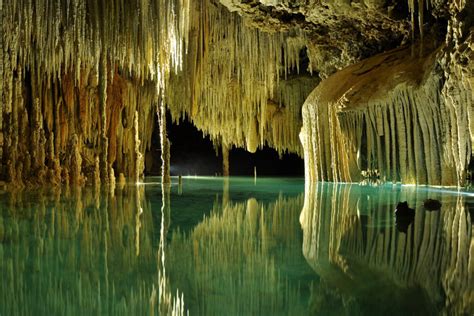 Cool Stuff Beautiful Underground Caves Of Rio Secreto Yucatan Mexico