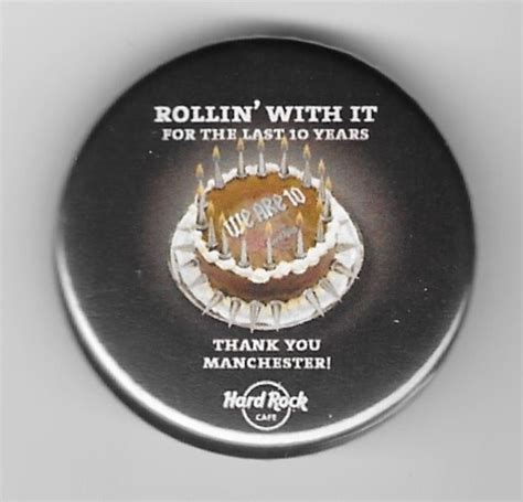 Rollin With It Th Anniversary Button Pins And Badges Hobbydb