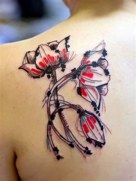Amazing look what's inside tattoos. Αbsolutely amazing, back flowers tattoo! Tattoos Book ...