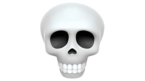 Download Skull Emoji Sticker Transparent Png