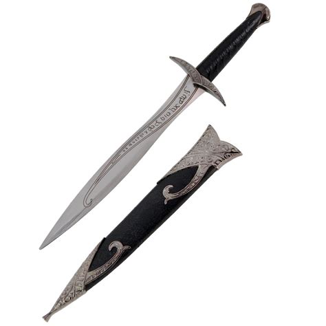 15 3 4 Short Fantasy Elven Sword Dagger With Scabbard
