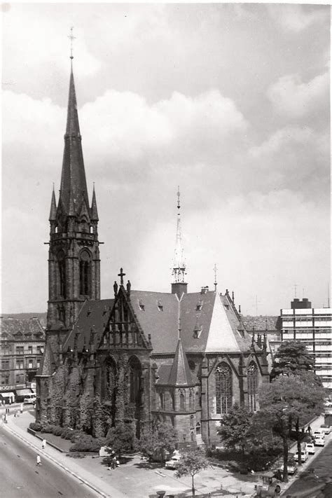 Saarbrücken used to be the industrial and transport centre of a great coal basin. Johanneskirche Saarbrücken - KP-Kraemer