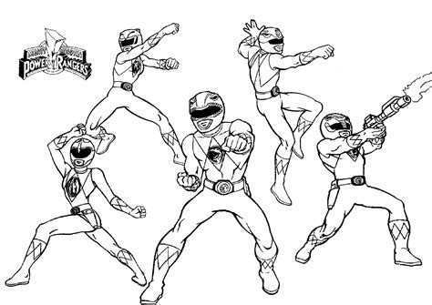8 Best Power Rangers Coloring Pages Images On Pinterest Com Imagens