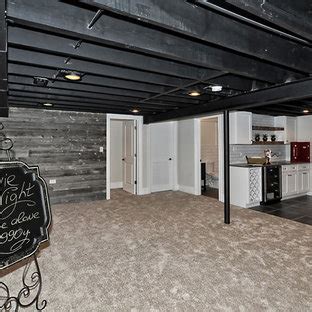We didn't invest a lot of money in new furniture and used thrifted and secondhand items and converted it into a craft room. 75 Most Popular Industrial Basement Design Ideas for 2018 ...