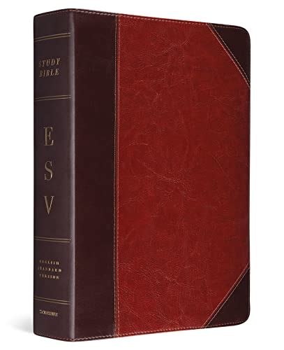 Esv Study Bible Trutone Browncordovan Portfolio Design By Esv