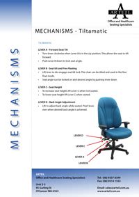 Office Chair Instruction Documents - Download PDFs | Arteil
