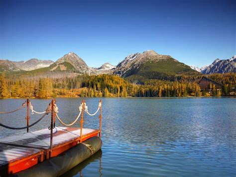 Scenic Mountain Lake Autumn Landscape Stock Photo Image Of Autumn