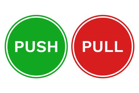 Push Pull Door Signs Illustrations Royalty Free Vector Graphics And Clip