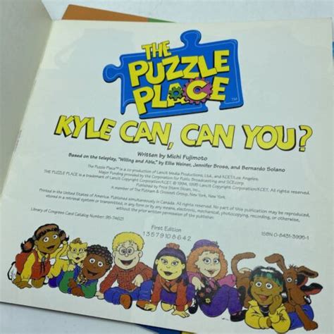 The Puzzle Place Set Of 2 Books First Edition Go Team Kyle Can Can