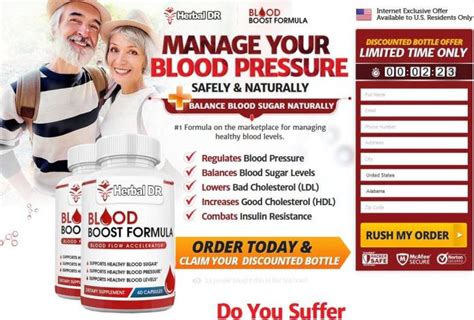 Herbal Dr Blood Boost Formula Review Healthy Blood Sugar Supplement
