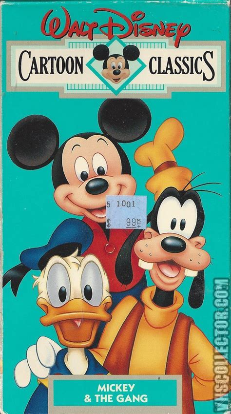 Walt Disney Cartoon Classics Lot Of Vhs Mickey The Gang Halloween The