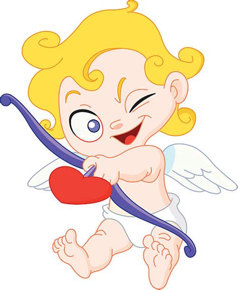 Best Baby Cupid Angel Diaper Illustrations Royalty Free