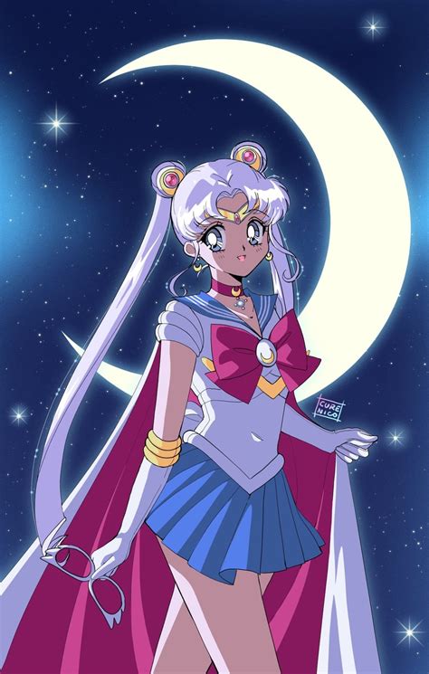 Tsukino Usagi And Sailor Moon Bishoujo Senshi Sailor Moon Drawn By Cure Nico Danbooru