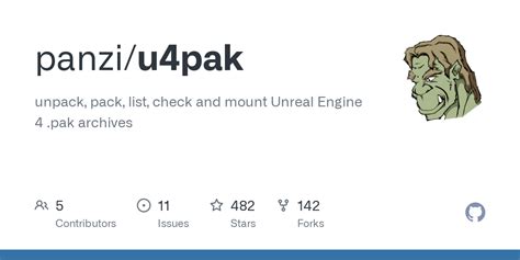 Github Panziu4pak Unpack Pack List Check And Mount Unreal Engine