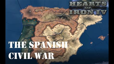 The Spanish Civil War Hoi4 Timelapse Youtube