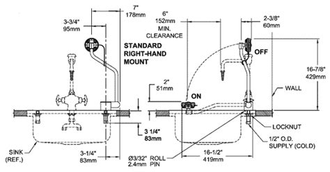 11.75 x 13.75 x 4. Emergency Eyewash & Shower Stations for Employee Safety