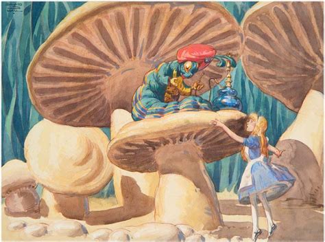 Vintage Disney Alice In Wonderland David Hall Story Art Stills Alice