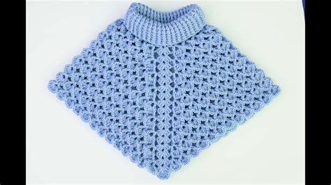 Crochet Turtleneck Poncho Very Easy All Sizes YouTube