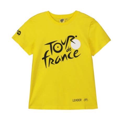 Tour De France Kids Leader T Shirt Yellow Tour De France Logo