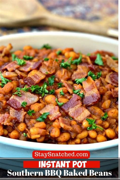 Cook pinto beans leaving plenty of juice. Instant Pot Homemade Southern BBQ Baked Beans is the best ...